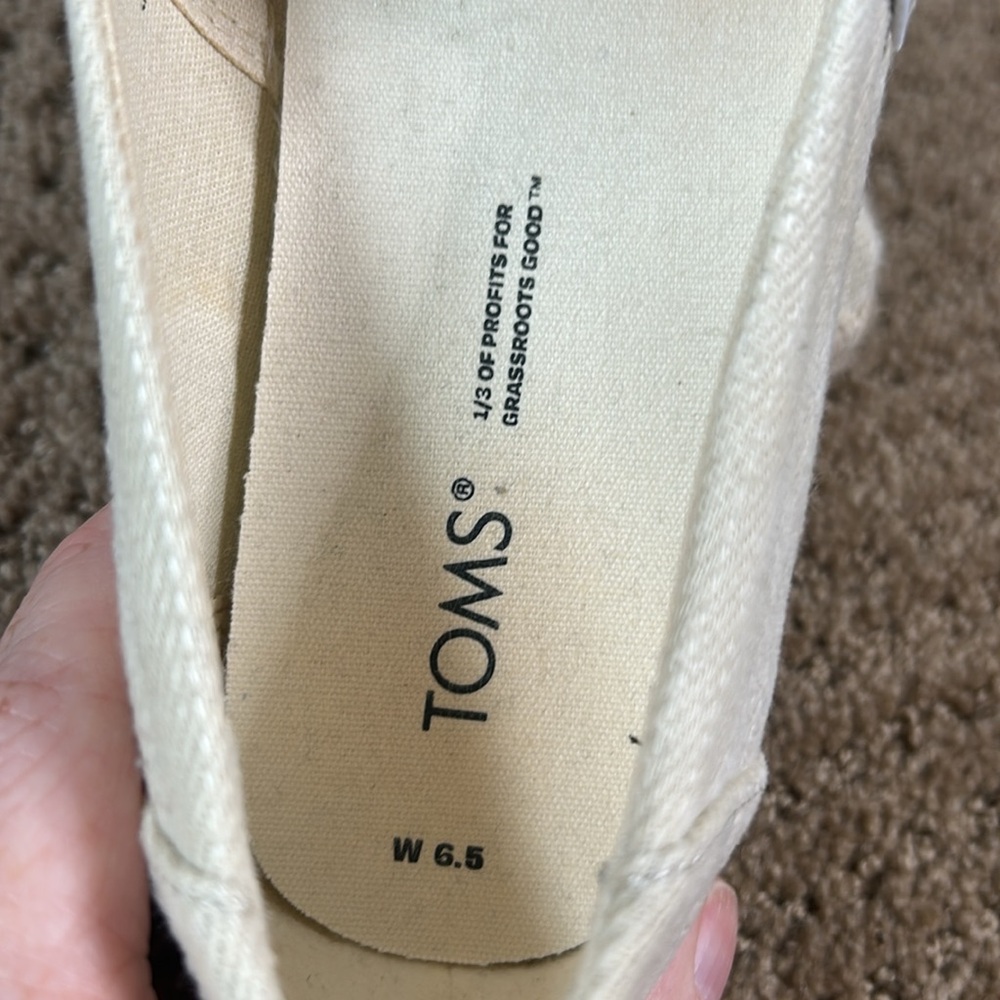 Women’s Toms Alpargata Platform Rope Espadrille Slip-Ons Natural 6.5 - Picture 4 of 5